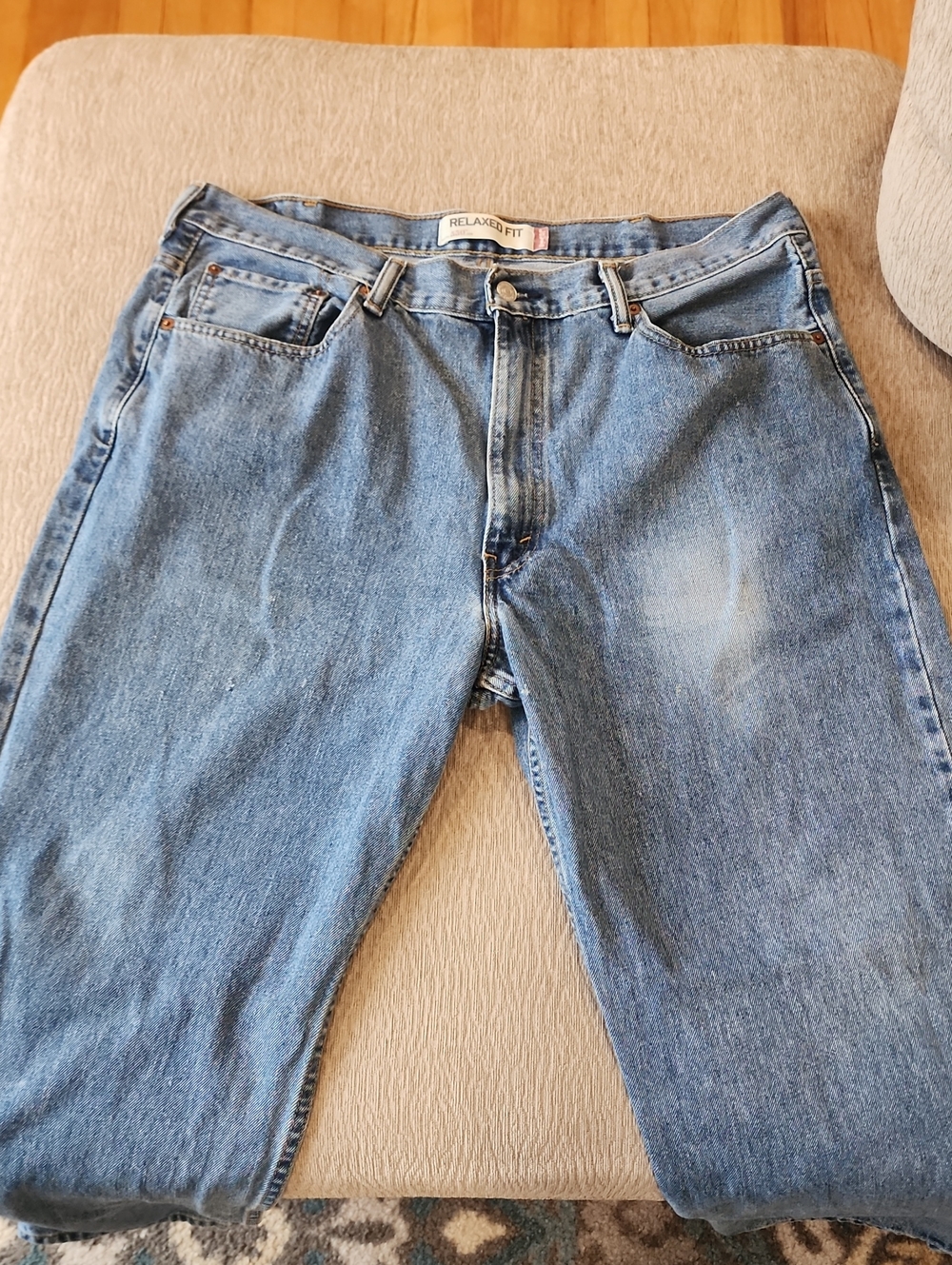 Vintage Levi's 550 Relaxed Fit Blue Jeans 38x30